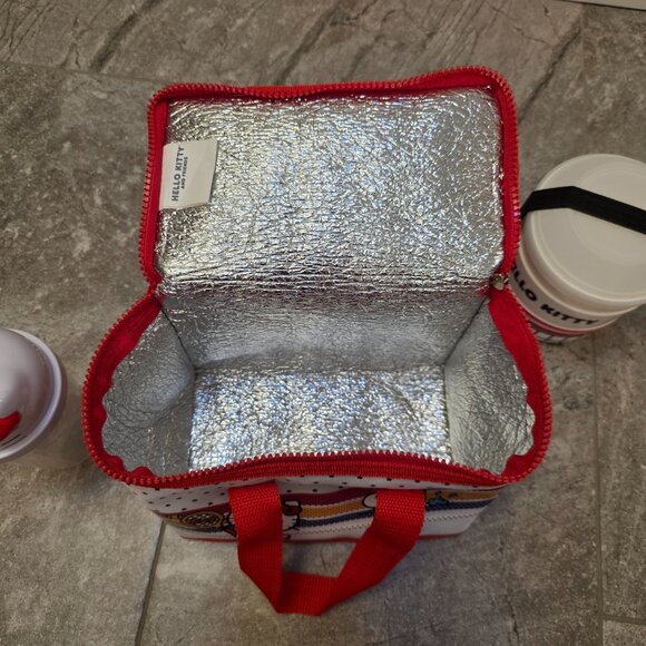 2019 Sanrio Hello Kitty Friends Insulated Lunch bag Cooler Tote Bag 8x5x6 cup - Picture 4 of 10